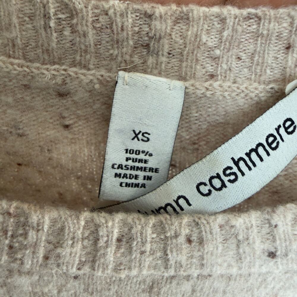 Autumn Cashmere Striped Crewneck Sweater
100% PURE CASHMERE OATMEAL & BLACK · XS - Picture 6 of 6